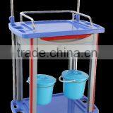 KL-50E5 Medical Medcine Trolley with drawers and Two Bowls