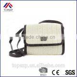 Custom Female Straw Bag Shoulder Bag With Leather Band thumbnail-6