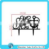 Funny Batman Wedding Cake Topper, Mr&Mrs Acrylic Cake Topper thumbnail-6