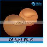 16 Rgb Colors Changing Rechargeable Led Light Plastic Chair Furniture, Led Round Sofa Chair