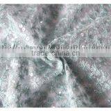 Latest Embroidery Sequin Bridal Lace Fabric, Mesh Fabric With Glitter Sequin Lace Fabric thumbnail-5
