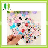 Popular White Lace Strip Style Nail Art Decals Colorful Waterproof Self Adhesive 3d Nail Sticker thumbnail-2