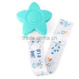 2017 Latest Design Fashion Colorful Baby Silicone Flower Pacifier Chain thumbnail-3