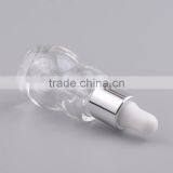 Gourd Shaped Empty Glass Bottle for Essential Oil With Aluminum Cap Rubber Dropper thumbnail-3
