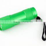 Ninghai Betion Electrical Supply Cheapest 3AAA Battery Mini 9 LED Torch Aluminium Led Flashlight thumbnail-4