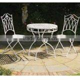 POWERLON Gothic Matl Bench Shabby Chic Metal Outdoor Furniture Anti White Color thumbnail-4