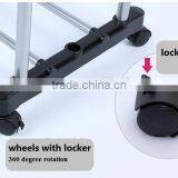 Double Rail Adjustable Portable Clothes Hanger Garment Rack Premium Heavy Duty thumbnail-5