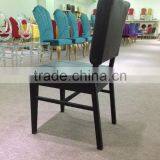 H Frame Artificial Leather Covered Dining Chair/roll Back Dinner Chair/dining Chair