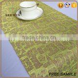 Banquet Table Runner Polyester Jute Fabric thumbnail-6