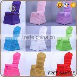 Normal Pattern Ruffled Cheap Spandex Chair Cover thumbnail-6
