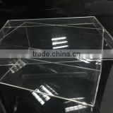 Bespoke Acrylic Shoe Box/Customized Transoparent Plexiglass Boxes With Removable Lid