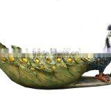 Polyresin Handpainted Resin Beacutiful Statue Peacock thumbnail-2