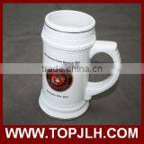 China Custom Subliamtion White Coffee Mug Porcelain Glass Beer Mug thumbnail-4