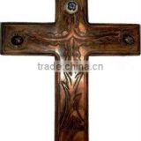 Wooden cross, handmade wooden cross, christian cross, holy cross