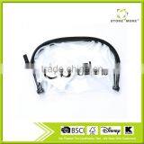 Transparent PVC Shell Shape Fashion Clear Cosmetic Bags With Metal Zipper thumbnail-1