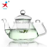 Heat resistant Transparent borosilicated glasswares tea pot coffee pot