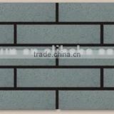 Old artificial brick wall panels, decoration grey wall brick