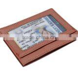 RFID Wallet Mens Slim Leather RFID Blocking Front Pocket Wallet Thin Card Holder thumbnail-3