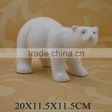 Promotional Gifts Ceramic Bear Statue Wholesale thumbnail-2