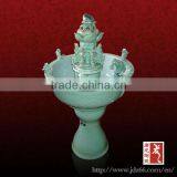 Green Glazed Ceramic Good Ceramic Air Humidifiers Garden Fountain thumbnail-1
