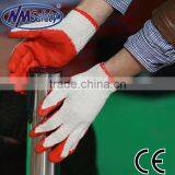 NMsafey 10G Polycotton Latex Gloves Cheapest Safety Gloves Economic thumbnail-1