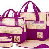 Wholesale Durable 5pc Set Baby Diaper Bag With Polyester thumbnail-3