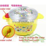 Creative Baby Dinnerware 500ML Stainless Steel Kids Food Thermal Sockproof Feeding Bowls thumbnail-4