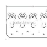 Hot Sale High Quality TSQ04D Flat Track Double Sliding Barn Door Hard thumbnail-5