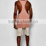 Camisole Men 100% Cotton Racer Back Workout Gym Vest Cool Cheap Wrestling Singlets thumbnail-4