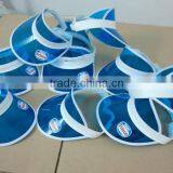 Nestle Uv/pvc Sun Visor Hats With Printing Logo--pass the uv Transmittance and 6p Test thumbnail-2