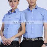 Women Dress Shirt Office Uniform Ladies Shirt Short Sleeve Shirts thumbnail-3