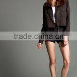 OEM Service Newest Cropped Cheap Varsity Jacket Made in China thumbnail-4