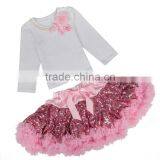 High Quality New Style Hot Baby Girl Sequins Outfits For Toddler Girls thumbnail-6