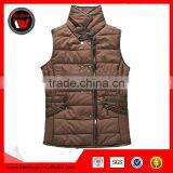 Stock women's winter vest high quality, wholesale warm vest, hot sell women's vest
