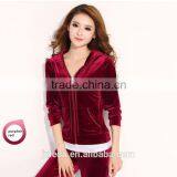 OEM Design Muti Color Polar Fleece Full Zip Plain Jacket Joggers Tracksuit thumbnail-1