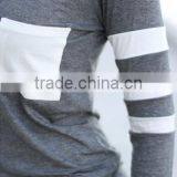 Long Sleeve Women Patchwork T-shirt thumbnail-5