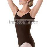 Adult Pinch-Front Camisole Cotton Leotard DL1610 thumbnail-1