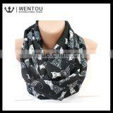 Fashion Winter Infinity Cat Print Scarf thumbnail-2