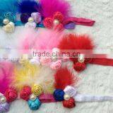 Rhinestone Feather Headband Baby Headband Infant Hedband Wholesale thumbnail-1