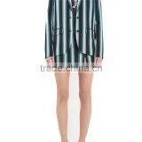 2017 OEM Summer Sexy Multi-color Vertical Striped Mini Skirt thumbnail-6