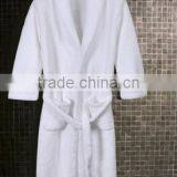 White Western Bathrobe, Bathrobe thumbnail-2