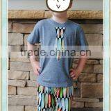 Baby Boy Tshirt Printing Machine White Dinosau Embroidery Long Slevees Top Hip Hop Tshirt thumbnail-3