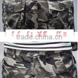 Stylish Men Casual Jogger Pants / 100% Cotton Camo Pants /Zip Pants P170214 thumbnail-4