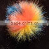 Top Quality Raccoon Fur Pom Pom for Hat/garment/key Chain thumbnail-6