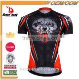 BEROY Wolf Totem Racing Bike Clothing,men's Short Sleeve Cycling Tops thumbnail-1