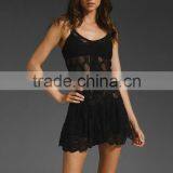 Women's Lace Romper thumbnail-1