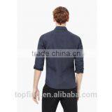 Spots Print Classic Collar White Button Slim Fit Fashionable Casual Men's Shirt for 2016 thumbnail-3