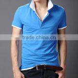 OEM Contrast Collar Polo Shirt Design for Men thumbnail-2