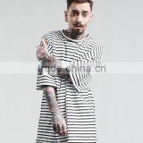 Stripe Cotton Short Sleeves t Shirt for Men thumbnail-3