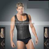 Men Sport Latex Waist Training Cincher Body Shaper Basque Halter Corset Ann Slim thumbnail-1